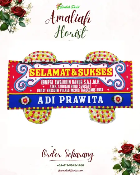 Papan Bunga Ucapan Selamat Kadugemblo